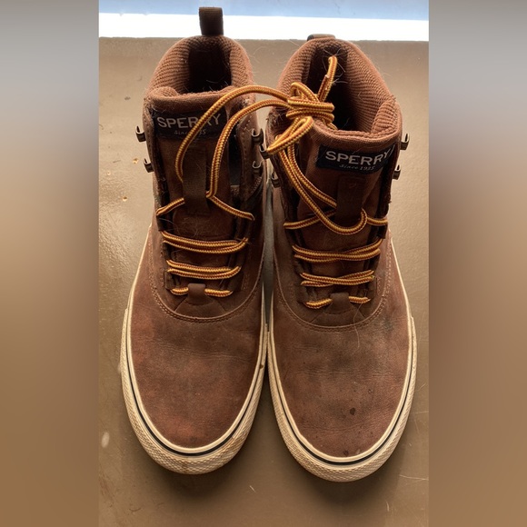Men’s waterproof Sperry Boots size 8 - Picture 1 of 4